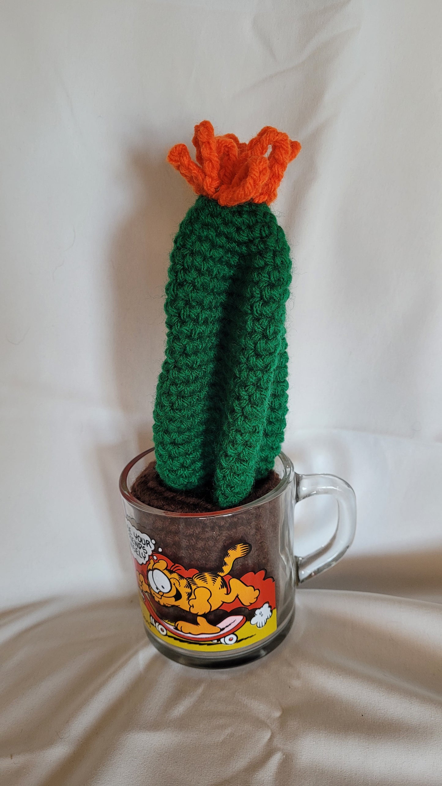 Cacti in vintage cup