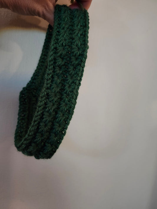 Narrow star-stitch headband