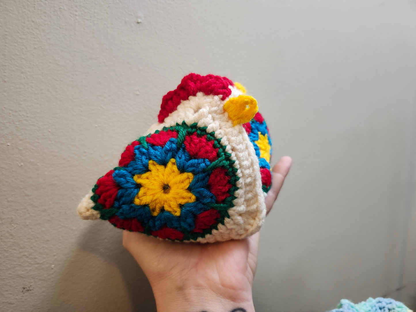 Granny square chickens