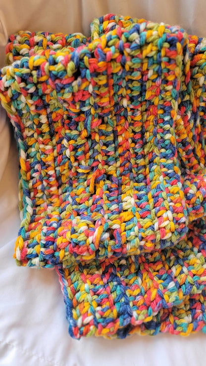 Super Long Rainbow Scarf