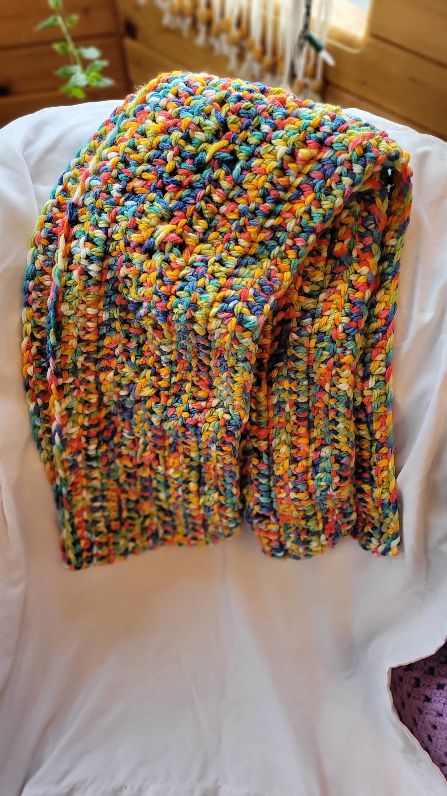 Super Long Rainbow Scarf